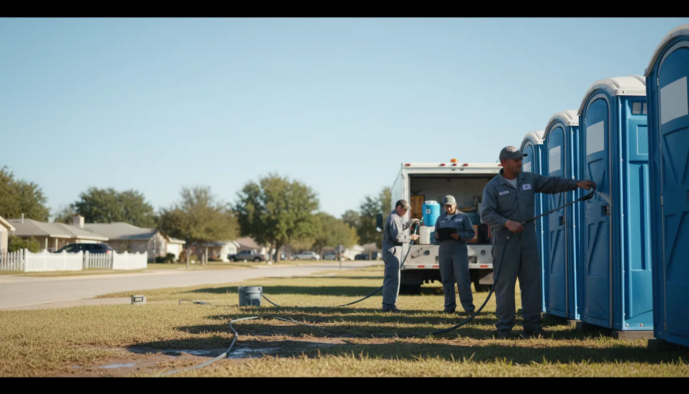 Long-Term Portable Toilet Rental in Sparta, GA near me